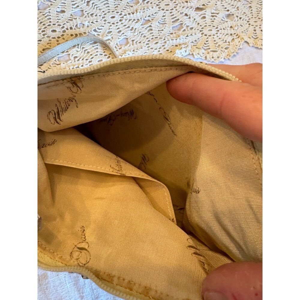 Vintage metal mesh Whiting and Davis white handbag - Picture 3 of 6